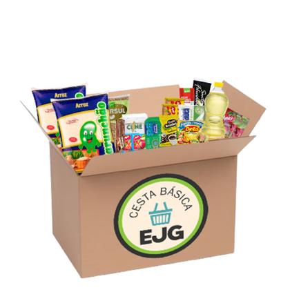Imagem de Cesta De Alimentos Completa 18 Itens Doação Social