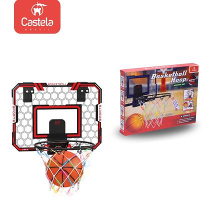 Imagem de Cesta de Basquete Infantil Luz e Som - Castela
