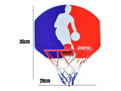 Imagem de Cesta De Basquete Infantil Tabela Com Bola E Bico Inflador