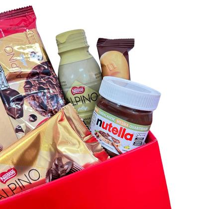 Imagem de Cesta De Chocolate Presente De Páscoa Show Nutella Alpino