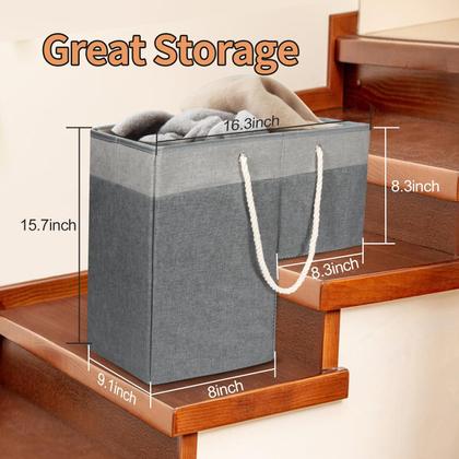 Imagem de Cesta de escada slcinwzdt para escadas com alça, armazenamento em 16 degraus