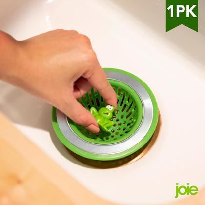 Imagem de Cesta de filtro de pia de cozinha Joie Ribbit em aço inoxidável