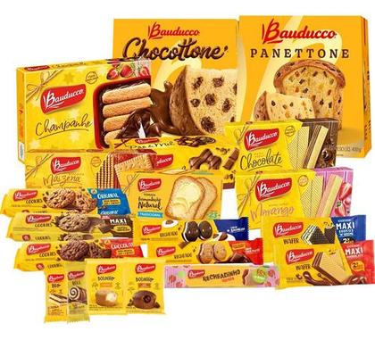 Imagem de Cesta De Natal Bauducco G - 20 Itens 2,755kg