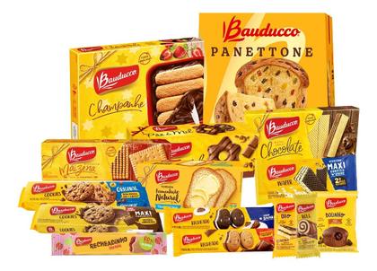 Imagem de Cesta De Natal Bauducco Pequena Completa 15 Itens