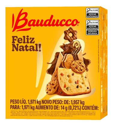 Imagem de Cesta De Natal Bauducco Pequena Completa 15 Itens