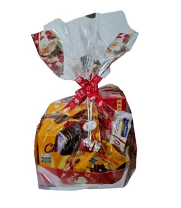 Imagem de Cesta de Natal e Ano Novo Chocotone + Bombom Presente
