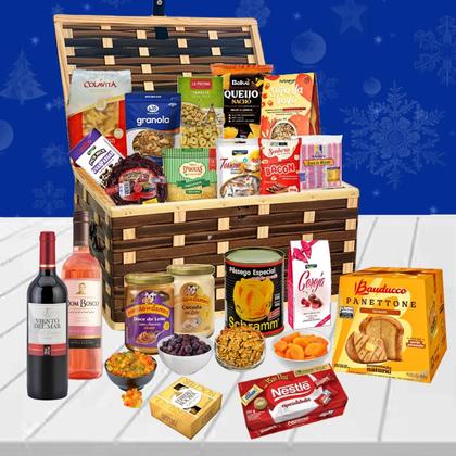 Imagem de Cesta De Natal Especial Mônaco 24 Itens - Natal 2024