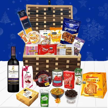 Imagem de Cesta De Natal Especial MONTERREY com 21 itens Natal 2025