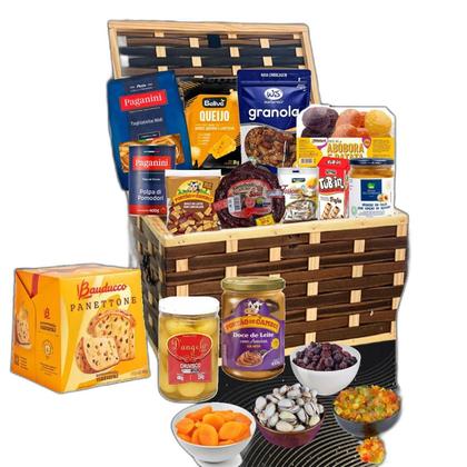 Imagem de Cesta De Natal Especial Salerno Com 18 Itens - Natal 2024