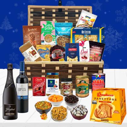 Imagem de Cesta De Natal IBIZA Premium com 24 itens Natal 2025