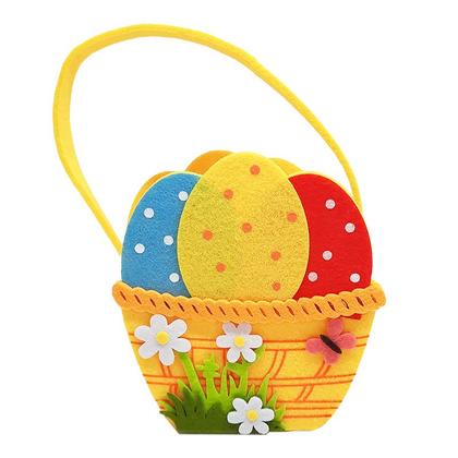 Imagem de Cesta Decorativa de Ovos com Alça Páscoa Cor Sortida 18cm 1 pç EAC20042 - Fartex Wincy