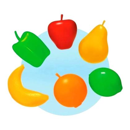 Imagem de Cesta Feirinha Com Acessórios Mercadinho Infantil - Usual Brinquedos