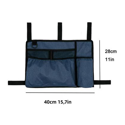 Imagem de Cesta Organizadora Dobrável Para Andador Adulto Com Porta-Copos Para Idosos E Pessoas Com