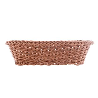 Imagem de Cesta Oval De Rattan Plástico 24Cm X 17Cm X 7Cm - Lyor