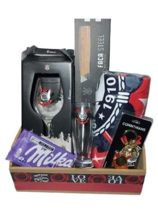 Imagem de Cesta Paixão de Torcedor Kit Presente Oficial Time Corinthians