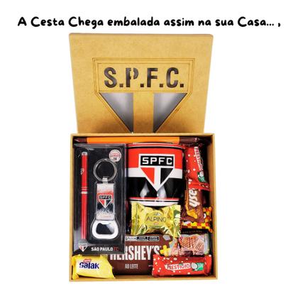 Imagem de Cesta Presente Box Personalizado Times De Futebol Pronta Para Presentear