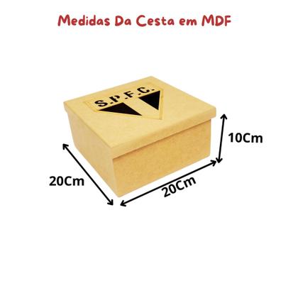 Imagem de Cesta Presente Box Personalizado Times De Futebol Pronta Para Presentear