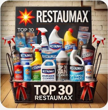 Imagem de Cesta produtos limpeza top 30 restaumax 