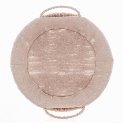 Imagem de Cesta Redonda com Alça e Forro Wolff de Papel 24cm x 12cm