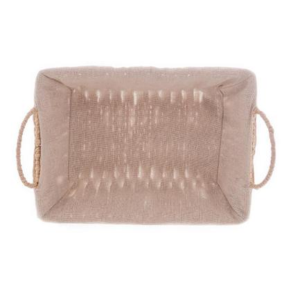 Imagem de Cesta Retangular com Alça e Forro Wolff de Papel 29cm x 19cm