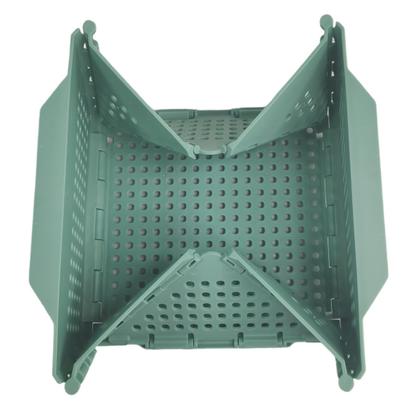 Imagem de Cesta Secar Frutas Verduras Vegetais Fruteira Dobravel Organizador Porta Objetos Cozinha Copa Pia Drena Escorre Alimentos Louça Organizaçao Sala Casa