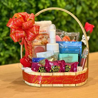 Imagem de Cesta Skincare Chocolate Presente Natal Namorados Dia Mães