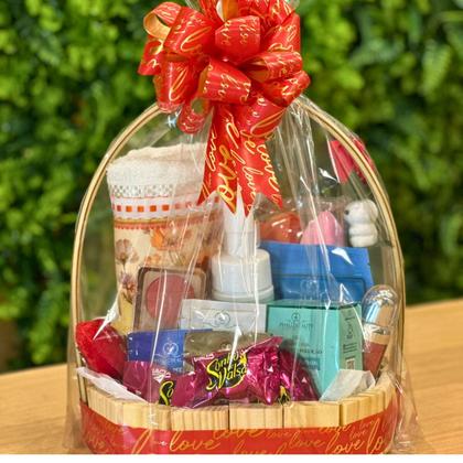 Imagem de Cesta Skincare Chocolate Presente Natal Namorados Dia Mães