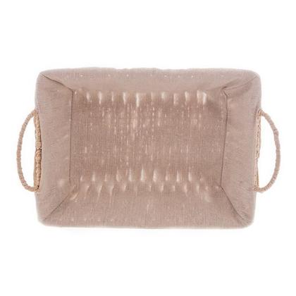 Imagem de Cesta Wolff C/alca Retangular C/forro Em Tecido 31x19x12cm