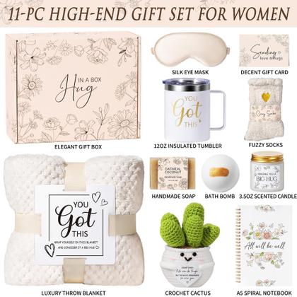 Imagem de Cestas de presentes MAYICIVO Get Well Soon para mulheres com autocuidado