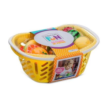 Imagem de Cestinha De Frutas Creative Fun Multikids Br1114 - Amarelo