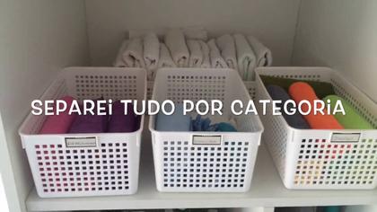 Imagem de Cestinha Organizadora Pequena Preta - Kit com 3