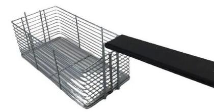 Imagem de Cesto 3 Litros 24 X 11 Aramado C/ Cabo Protetor Profissional