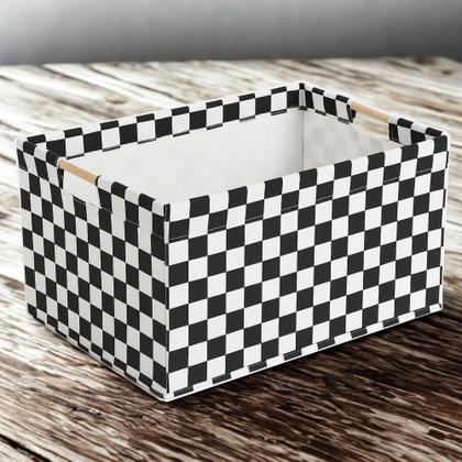 Imagem de Cesto Armazenamento Decoração Roupa Com Alça