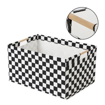 Imagem de Cesto Armazenamento Decoração Roupa Com Alça