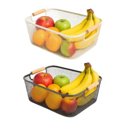 Imagem de Cesto Arramado Organizadora de Armario Fruteira Porta Trecos