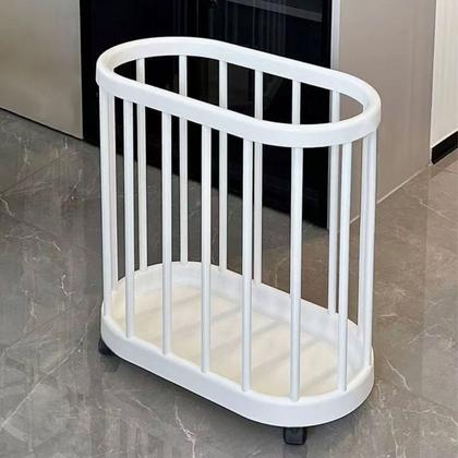 Imagem de Cesto Carrinho Organizador Multiuso Rodinhas Objetos Roupas Acessorios Organizaçao Casa Sala Banheiro Cozinha Salao