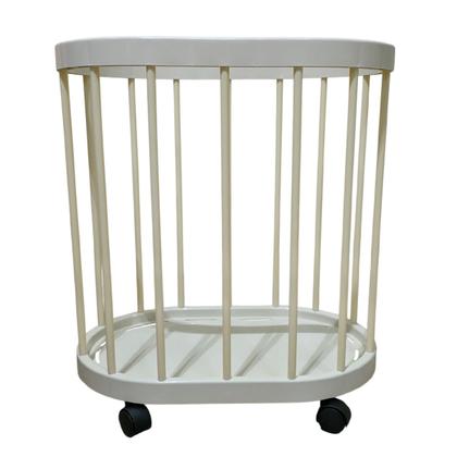 Imagem de Cesto Carrinho Organizador Multiuso Rodinhas Objetos Roupas Acessorios Organizaçao Casa Sala Banheiro Cozinha Salao