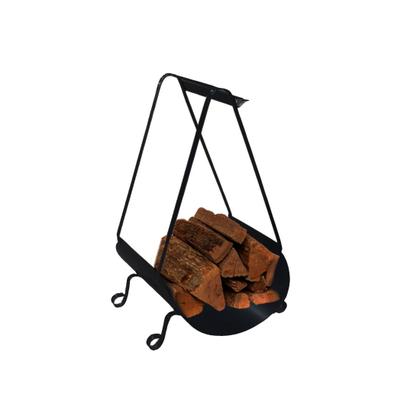 Imagem de Cesto de Lenha com Suporte Acessórios Lareira Multiuso