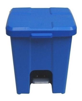 Imagem de Cesto De Lixeira Quadrada Plastica Com Pedal 15 Litros