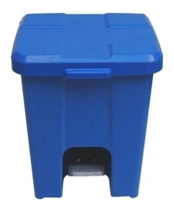 Imagem de Cesto De Lixeira Quadrada Plastica Com Pedal 15 Litros