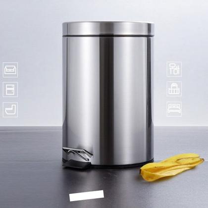 Imagem de Cesto De Lixo 12 lts 100% Inox C/ Pedal Banheiro