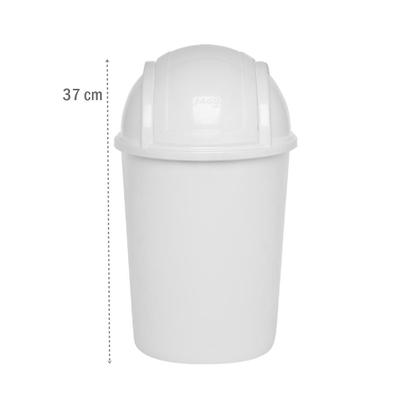 Imagem de Cesto De Lixo Lixeira Tampa Basculante 7,5 Litros 37cm - Jaguar