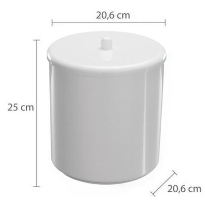 Imagem de Cesto de Lixo Multiuso Com Tampa 6 Litros Astra Ct3 Diversas Cores