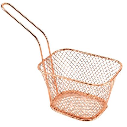 Imagem de Cesto De Metal Rose Ideal P/ Porções Petiscos Restaurantes