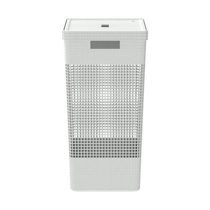 Imagem de Cesto de Roupa com Tampa Roupeiro Brinquedos Grid 49 Litros CG450