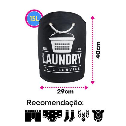 Imagem de Cesto de Roupa Laundry com Alça 15L