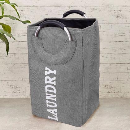 Imagem de Cesto De Roupa Suja Para Lavandaria Em Laundry Eva Organizador Versátil