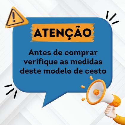 Imagem de Cesto Decorativo Empilhavel Organizador Cozinha Casa Kit C/3