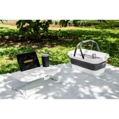 Imagem de Cesto dobrável Camping com alças 16 litros VONDER