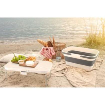 Imagem de Cesto dobrável Camping com alças 16 litros VONDER